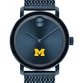 Michigan Men's Movado Bold Blue with Mesh Bracelet - Image 1