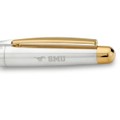Southern Methodist University Fountain Pen in Sterling Silver with Gold Trim - Image 2