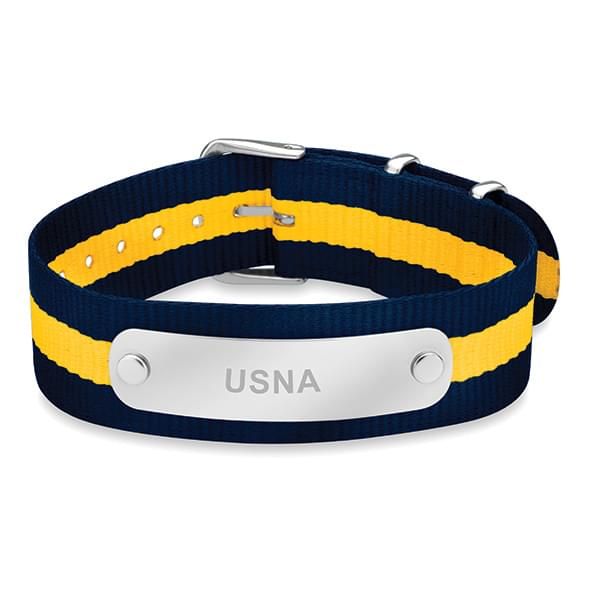 US Naval Academy NATO ID Bracelet - Image 1