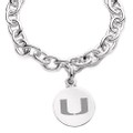 University of Miami Sterling Silver Charm Bracelet - Image 2