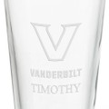 Vanderbilt University 16 oz Pint Glass- Set of 4 - Image 3