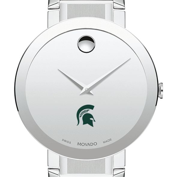 Michigan State University Men's Movado Sapphire Museum with Bracelet