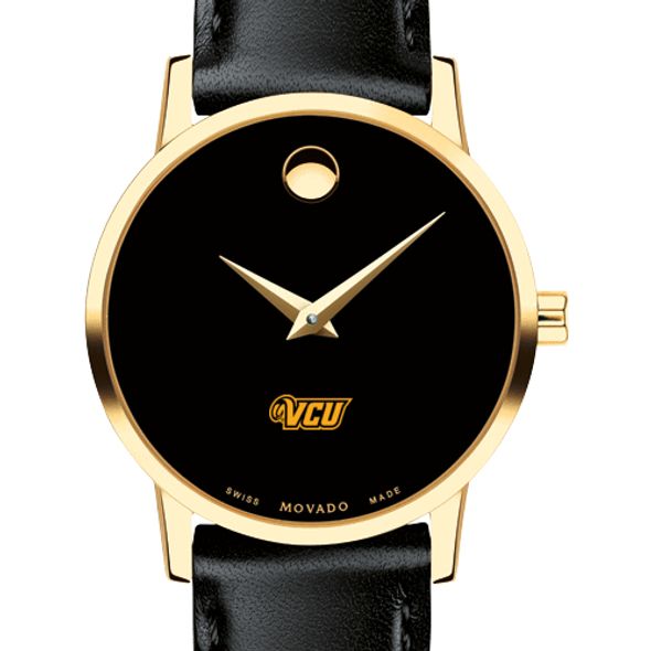 VCU Women's Movado Gold Museum Classic Leather - Image 1
