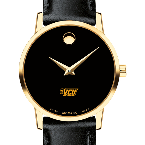 VCU Women's Movado Gold Museum Classic Leather