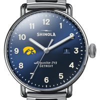 Iowa Shinola Watch, The Canfield 43mm Blue Dial