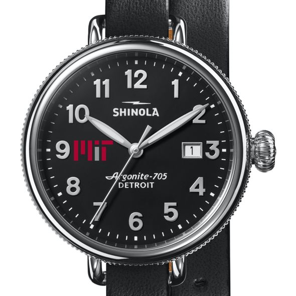 MIT Shinola Watch, The Birdy 38mm Black Dial - Image 1