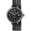 click to view MIT Shinola Watch, The Birdy 38mm Black Dial - Image 2