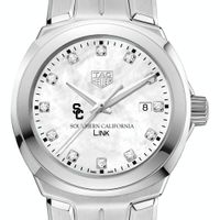 University of Southern California TAG Heuer Diamond Dial LINK for Women