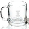 University of Illinois 13 oz Glass Coffee Mug - Image 2