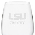 LSU Red Wine Glasses - Set of 4 - Image 3