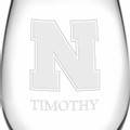 Nebraska Stemless Wine Glasses Made in the USA - Set of 4 - Image 3
