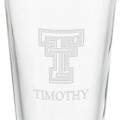 Texas Tech 16 oz Pint Glass- Set of 2 - Image 3