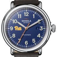 Pitt Shinola Watch, The Runwell Automatic 45mm Royal Blue Dial