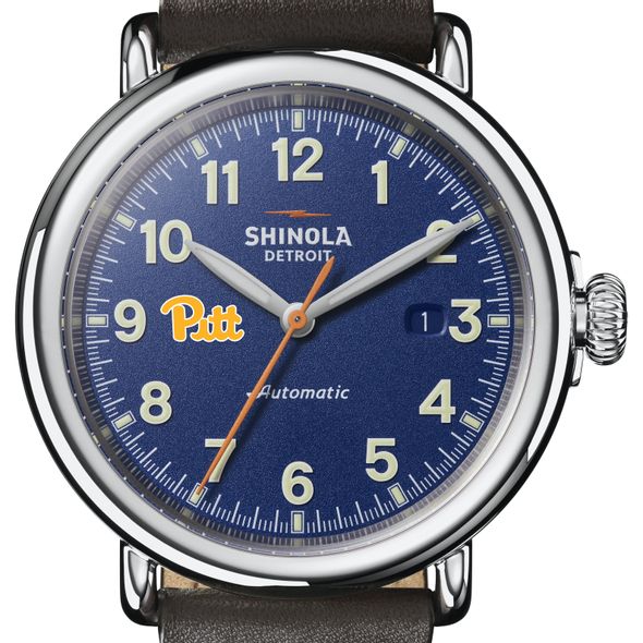 Pitt Shinola Watch, The Runwell Automatic 45mm Royal Blue Dial - Image 1