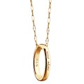NYU Monica Rich Kosann "Carpe Diem" Poesy Ring Necklace Gold - Image 2