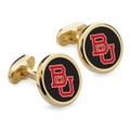 click to view Boston University Enamel Cufflinks - Image 1