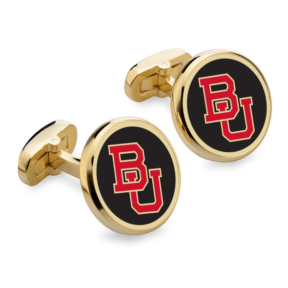Boston University Enamel Cufflinks
