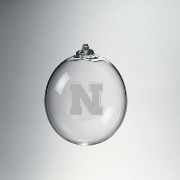 Nebraska Glass Ornament by Simon Pearce - Image 1