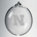 Nebraska Glass Ornament by Simon Pearce - Image 2