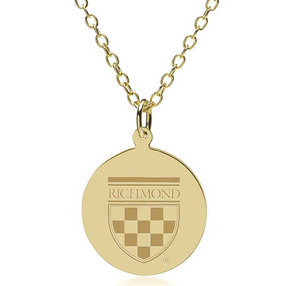 University of Richmond 14K Gold Pendant & Chain
