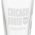 Chicago Booth 16 oz Pint Glass- Set of 4 - Image 3