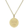 Harvard 18K Gold Pendant & Chain - Image 2