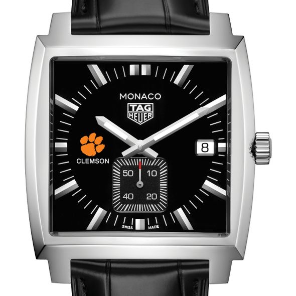 Clemson TAG Heuer Monaco with Quartz Movement for Men