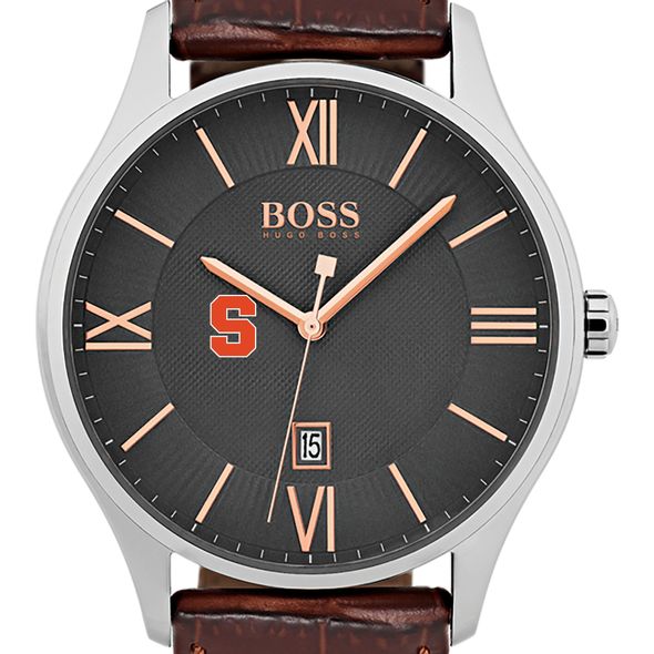 Syracuse University Men's BOSS Classic with Leather Strap from M.LaHart