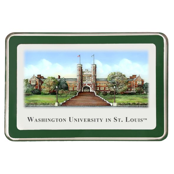 WUSTL Eglomise Paperweight