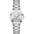 NYU Women's Movado Collection Stainless Steel Watch with Silver Dial - Image 2