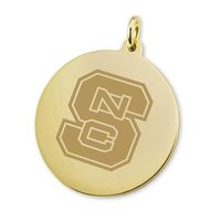 NC State 18K Gold Charm