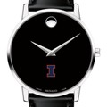 Illinois Men's Movado Museum with Leather Strap - Image 1