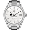 click to view Michigan Ross Women's TAG Heuer Steel Carrera with MOP Dial & Diamond Bezel - Image 1