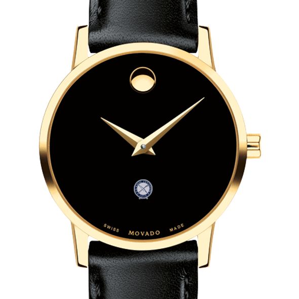USNI Women's Movado Gold Museum Classic Leather - Image 1