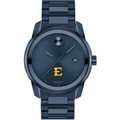 East Tennessee State University Men's Movado BOLD Blue Ion with Date Window - Image 2