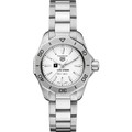 NYU Stern Women's TAG Heuer Steel Aquaracer with Silver Dial - Image 2