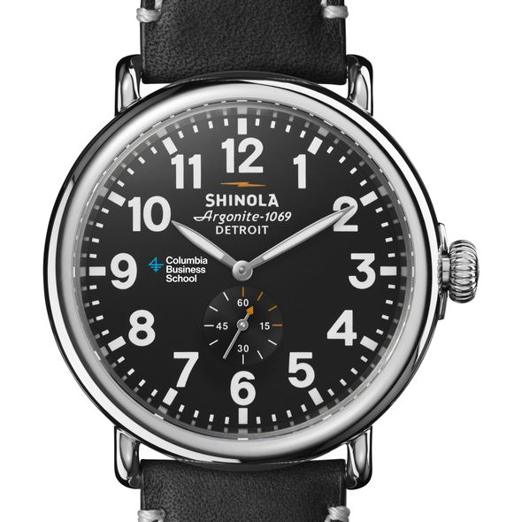 Columbia Business Shinola Watch, The Runwell 47mm Black Dial - Image 1