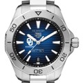 Oklahoma Men's TAG Heuer Steel Automatic Aquaracer with Blue Sunray Dial - Image 1