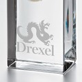 Drexel Tall Glass Desk Clock by Simon Pearce - Image 2