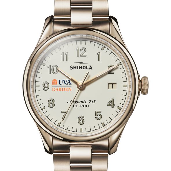 UVA Darden Shinola Watch, The Vinton 38mm Ivory Dial - Image 1