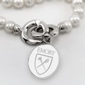 Emory Pearl Necklace with Sterling Silver Charm - Image 2
