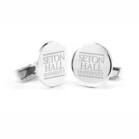 Seton Hall Cufflinks in Sterling Silver