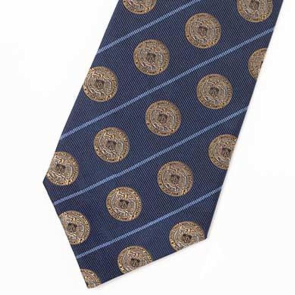Merchant Marine Academy Insignia Tie in Navy Blue