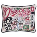 Ohio State Embroidered Pillow - Image 1
