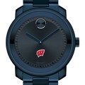 click to view University of Wisconsin Men's Movado BOLD Blue Ion with Bracelet - Image 1