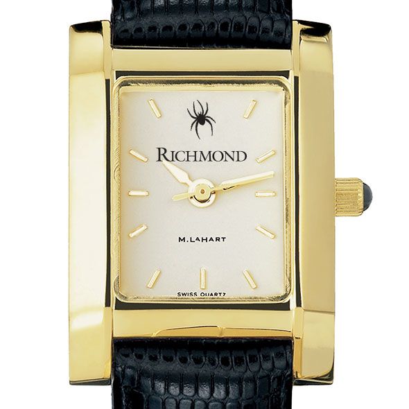 University of Richmond Women's Gold Quad with Leather Strap