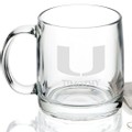 University of Miami 13 oz Glass Coffee Mug - Image 2