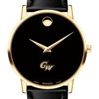 George Washington Men's Movado Gold Museum Classic Leather
