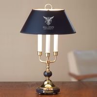 Ball State Lamp in Brass & Marble