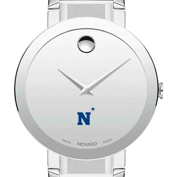 US Naval Academy Men's Movado Sapphire Museum with Bracelet